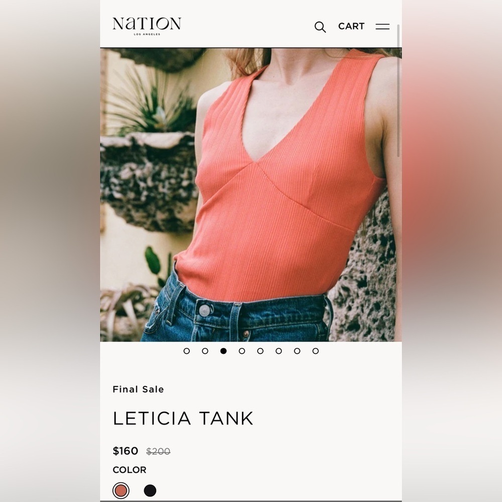 NWT Size XL - Nation LTD Leticia Halter Tank